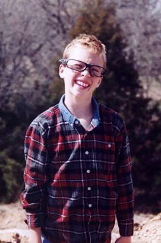 Brandon Taylor big glasses Squints